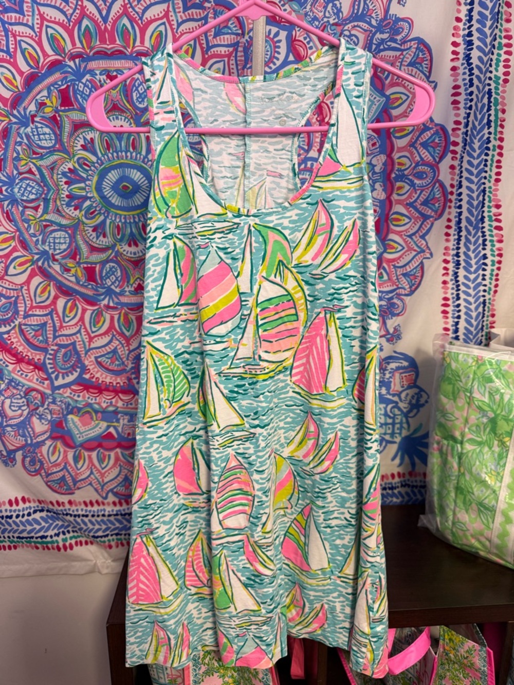🦄🚨 Holy Grail Print Alert- Lilly Pulitzer Melle Dress in You Gotta Regatta- Sm